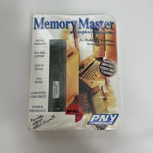 New Memory Master Complete Upgrade Kit PNY Technologies Dimm 32mb Pc100 SDRAM